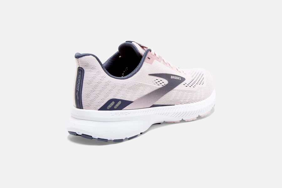 Launch 8 Road Brooks Running Shoes NZ Womens - Pink/Black - JAEFDK-953